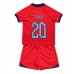 England Phil Foden #20 Replika Babykläder Borta matchkläder barn VM 2022 Korta ärmar (+ Korta byxor)